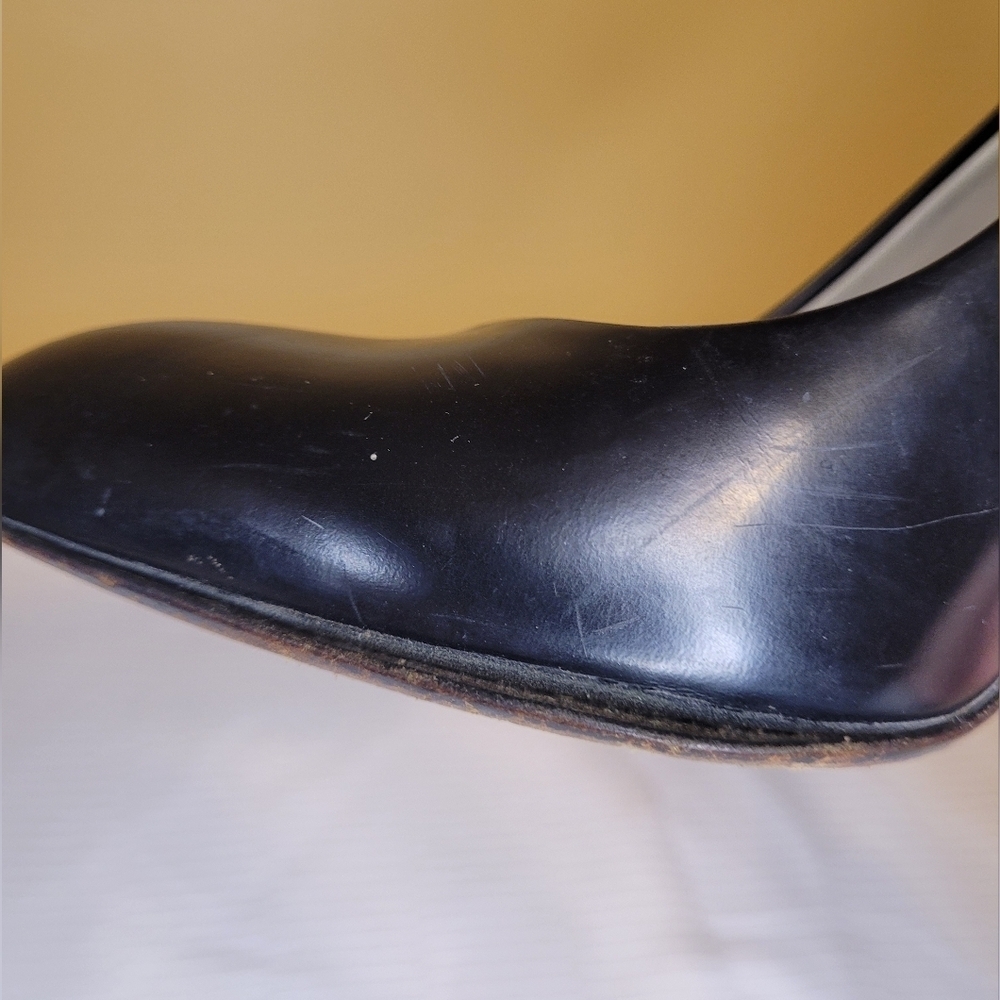 Yves Saint Laurent Wooden Heel Pumps sz 37.5EU - Picture 10 of 11